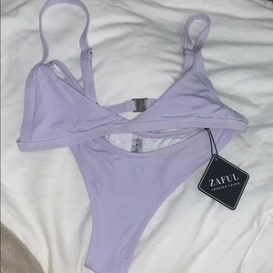 Zaful bikini set purple